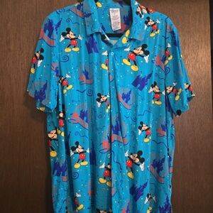Disney World Vault Collection 15th Anniversary button down.
